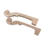 Unfinished 4 String Violin Neck Maple Wood Violin Parts For Student Beginner