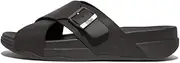 [FitFlop] Men's Surfer Buckle Nubuck Cross Slides Sandal