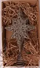 Pottery Barn Kids Light Up Silver Star tree topper, Christmas