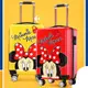卡通塗鴉20吋行李箱 兒童拉桿箱 米老鼠旅行箱 密碼箱 靜音萬向輪 防刮抗壓 輕量~ 可愛小孩旅行箱 短途出行男女行李箱