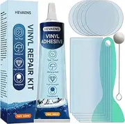 Pool Liner Repair Kit, Waterproof Patch for Air Mattresses, Hot Tubs, Above-Ground Pools, Bouncy Houses, Inflatables - Heavy Duty 60ml