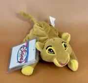 Disney Store Bean Bag SIMBA The Lion king 8” Plush w/mint tag (retired)