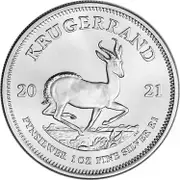 Investment Grade Silver, Brilliant Uncirculated 1 Troy Ounce Pure Silver Coin For Collectors And Investors, Silver Krugerrand