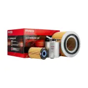 Ryco Oil Air Fuel Filter Service Kit for Nissan Patrol GU VI ZD30D 09/2007-On