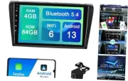 4+64G Android 13 Double Din Car Stereo for Mazda 3 2004-2009 with 9-Inch