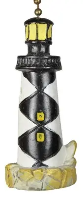 North Carolina Cape Lookout Lighthouse Ceiling Fan Light Pull