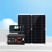 6000W Solar System DC12V to AC110V 220V 100A MPPT Controller 300W Panel Invertc1