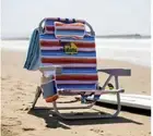 2016 Backpack Cooler Chair with Storage Pouch and Towel Bar