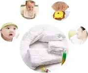 ANDRESLAD Reusable Baby Nappies 5pcs Pure Cotton Gauze Diaper Newborn Nappies Baby Diapers Waterproof Breathable