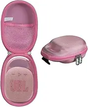 Hard Travel Case for JBL Clip 5- Portable Mini Bluetooth Speaker (Pink)