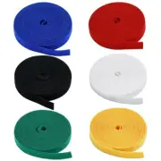 50FT Reusable Hook & Loop Fastening Tape Sticky Strap Self Attaching Cable Wrap