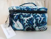 VERA BRADLEY Train Case Cosmetic - Jewelry - Travel Bag - Shore Enough - NWT
