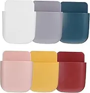MINAOLULUS 6Pcs Wall Mounted Storage Holders for Tv Remote Controllers Stylish and Convenient Storage for Home and Office Multi Functional Design Colors