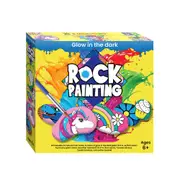 5 Minute Crafts Rock Painting Kit - With Glow In The Dark Paints - Transform A Simple River Rock Into A Colourful Lucky Charm