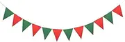Party Decorations 18 Flags Khaki Brown Felt Banner Garlands Birthday Bunting Pennant Baby Shower Wedding Garland Flags Party Decoration Supplies (Color : 010, Size : 8M 18 Flags)
