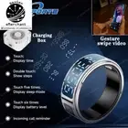 5ATM Waterproof Smart Ring with Health Monitor, Gesture Control & Camera Support