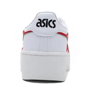ASICS 休閒鞋 TIGER JAPANS 厚底 白紅 皮革 運動 女(布魯克林) 1202A024101