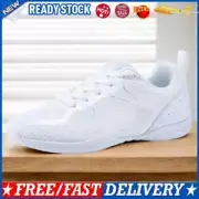 White Cheerleading Shoes Athletic Training Shoes for Women Competition Training