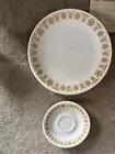 NIB Corelle Livingware Corning Vintage 70's Butterfly Gold 16 Piece Set