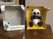 WOW WEE Robotics Mini ROBOPANDA Electronic Toy Bear~Crawls~Posable ~LED Eyes~New