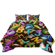 Animal Alphabet Mix for Kids Coverlet