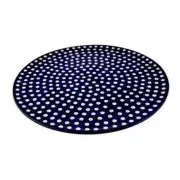 Pizza Platter - Blue Eyes/Blue w/White Spots - 33cms D53-0070AX - Polish Pottery