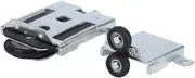 Zerodis Sliding Closet Door Roller Kit, Convex Sliding Door Wheel Pulley Replacement Parts Wardrobe Pulley Accessories, Alloy Material, Corrosion Resistant and