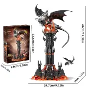 Moc-Lord Movie Rings Model the Fell Beast Magic Tower Building Blocks Fortress C