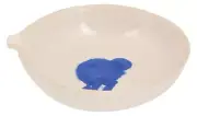 Evaporating Basin - 4" dia. Porcelain, Round bottom, Spout - Eisco Labs