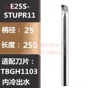 E25S-STUPR11 Center Effluent Tungsten Turning Tool Holder Boring Bar For TBGH