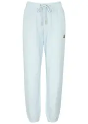 Moncler Logo Cotton Sweatpants - Light Blue 2 - S (UK 10 / S) S (UK 10 / S)