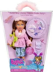 Bratz Slumber Party - Yasmin Fashion Doll - with 2 Sets of Pyjamas, Plush, and Accessories - Suitable for Kids and Collectors