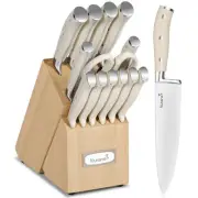 Kuisine Chef Knife Set,High Carbon Stainless Steel Sharp Knife Set Ergonomic ...