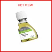 Winsor & Newton Refined Linseed Oil, 75ml (2.5oz) Bottle