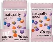 Naturally Good Peanut Mylk Partyz 55% less sugar 10x45g