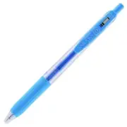 Zebra Sarasa Clip Gel Retractable Pen Fine 0.5mm Light Blue Office School Home