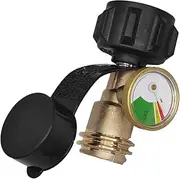 RV Propane Tank Gauge - Color Coded Propane Pressure Gauge - Pressure Meter Leak Detector for Grilling Patio Camping RV Heater Burner