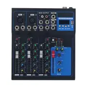 F4 4CH Professional Audio Mixer Mixing Console w/ Bluetooth USB Recording os67