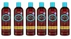 6 Bottles Hask Argan Oil Morocco Repairing Daily Shampoo Vitamin E Orange 12 oz