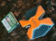 AccuSharp Sharp-n-Easy Sharpener Orange Rubberized Grip Pre-Angled Coarse Fine