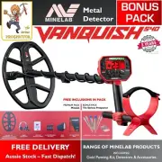 Minelab Vanquish 540 Metal Detector | Gold Detecting | V12 12" Coil | BONUS PACK