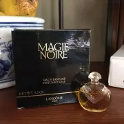RARE Lancôme Magie Noire Savon Perfumed Soap 3.5 oz & Mini Perfume Sample