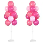 Balloon Column Kit Set of 2 With Balloons Included - Balloon Tower with Stand...