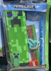 Minecraft Pencil Case Stationery Set Pouch