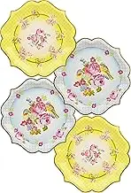 Talking Tables Truly Scrumptious Large Paper Serving Plates for a Tea Party or Birthday, Yellow (1)