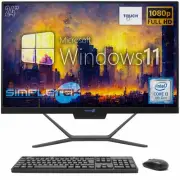 Aio All IN One Touch Screen I3 8 Gen 24 " Windows 11 Pro 16gb 240gb Full HD PC _