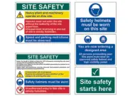 Scan PVC Construction Site Pack (5 signs) SCA13974