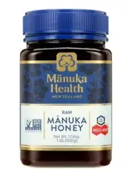 MANUKA HEALTH, 17.6 oz (500g), MANUKA HONEY RAW, MGO 400+, ( UMF 13+ )
