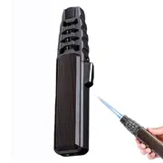 Black-Ordinary Package Welding Torch Jet Lighter Windproof Refillable Butane Gas Gun Flame