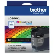 Brother LC406XLBK High Yield Black Ink Cartridge for Inkjet Printers